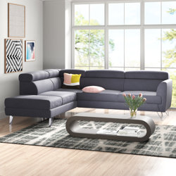 Ivy Bronx Ecksofa Arcelia mit Bettfunktion | Wayfair.de